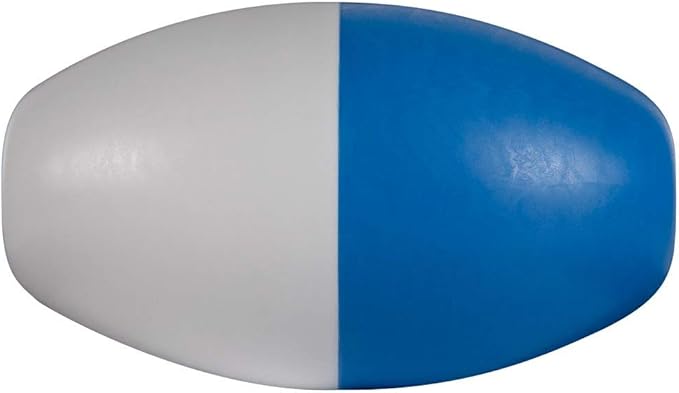 Oval Rope Float 5" x 9" – Blue/White Polyethylene