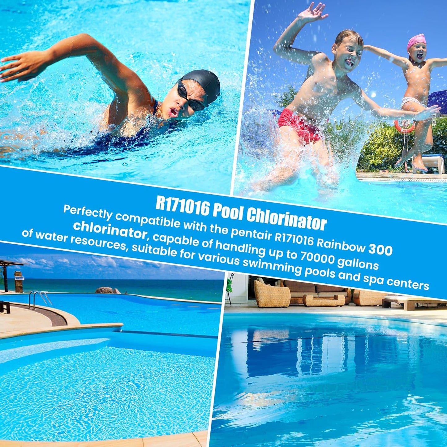 Pool Chlorinator Model 300 Automatic Chlorine / Bromine | Upgraded Model