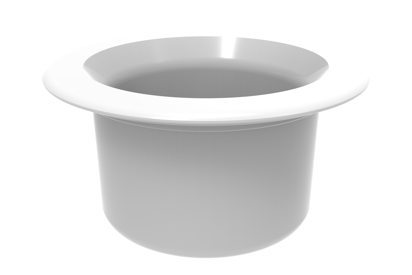 Retrofit Pebble Top Cap | Customizable Pool Pole Holder Cap | Patent Pending | White