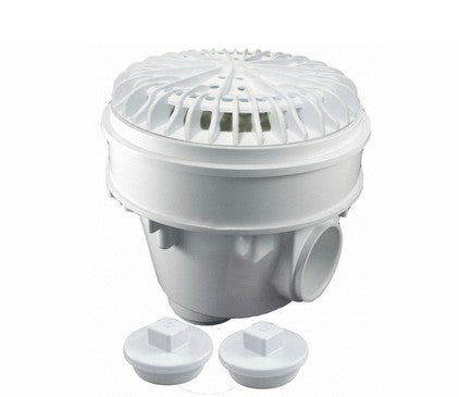 CMP 8" Nova Style Complete Main Drain White (25516-500-000)