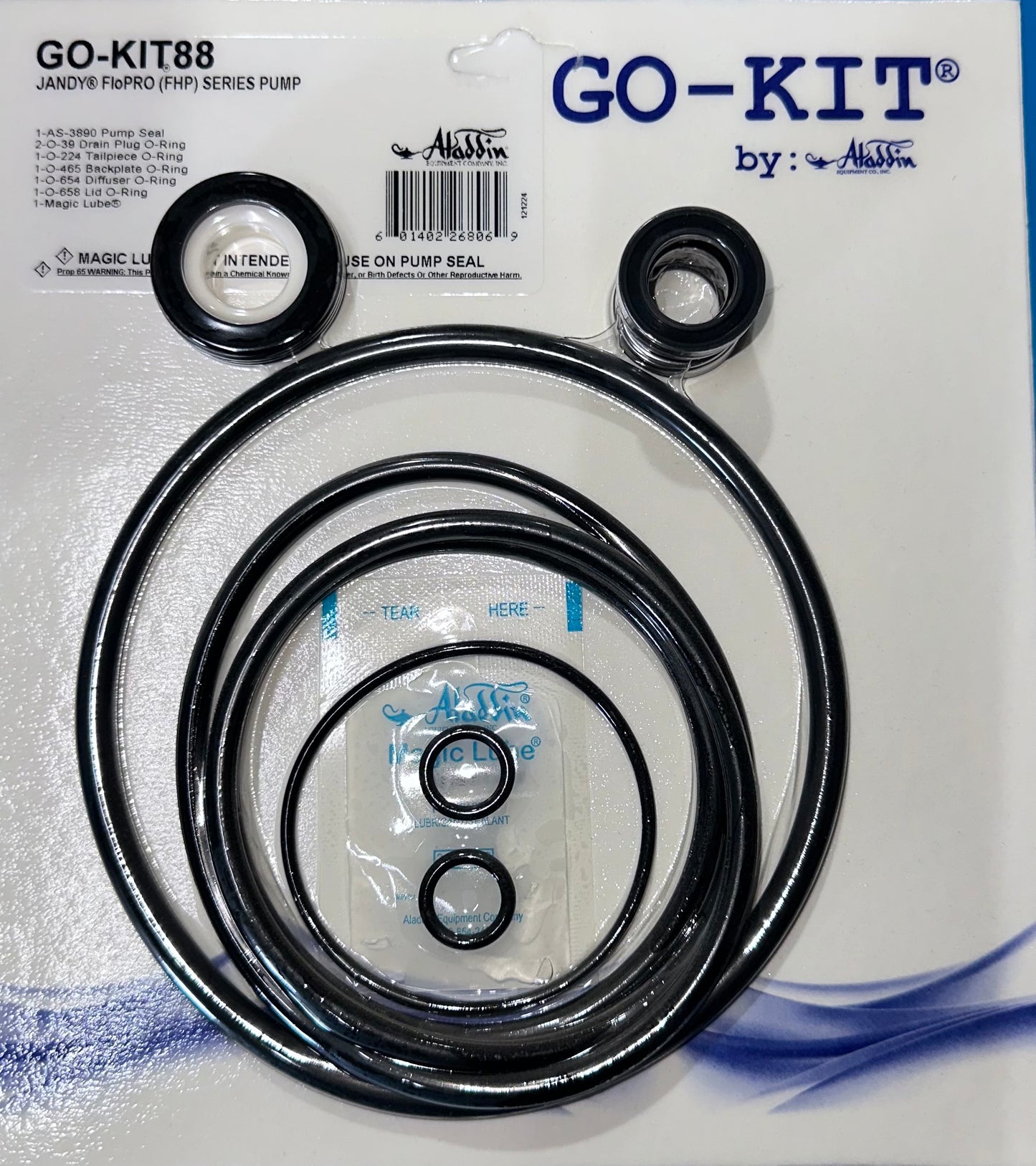 GO-KIT88 Jandy FloPro O-Ring and Seal Kit