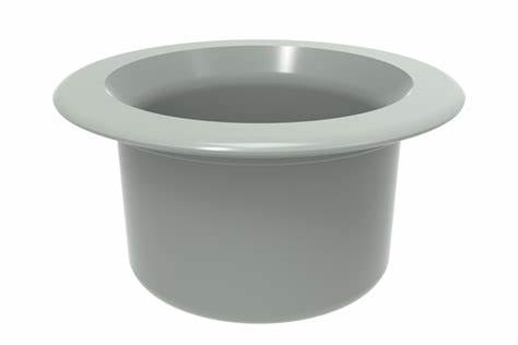 Retrofit Pebble Top Cap | Customizable Pool Pole Holder Cap | Patent Pending | Light Gray