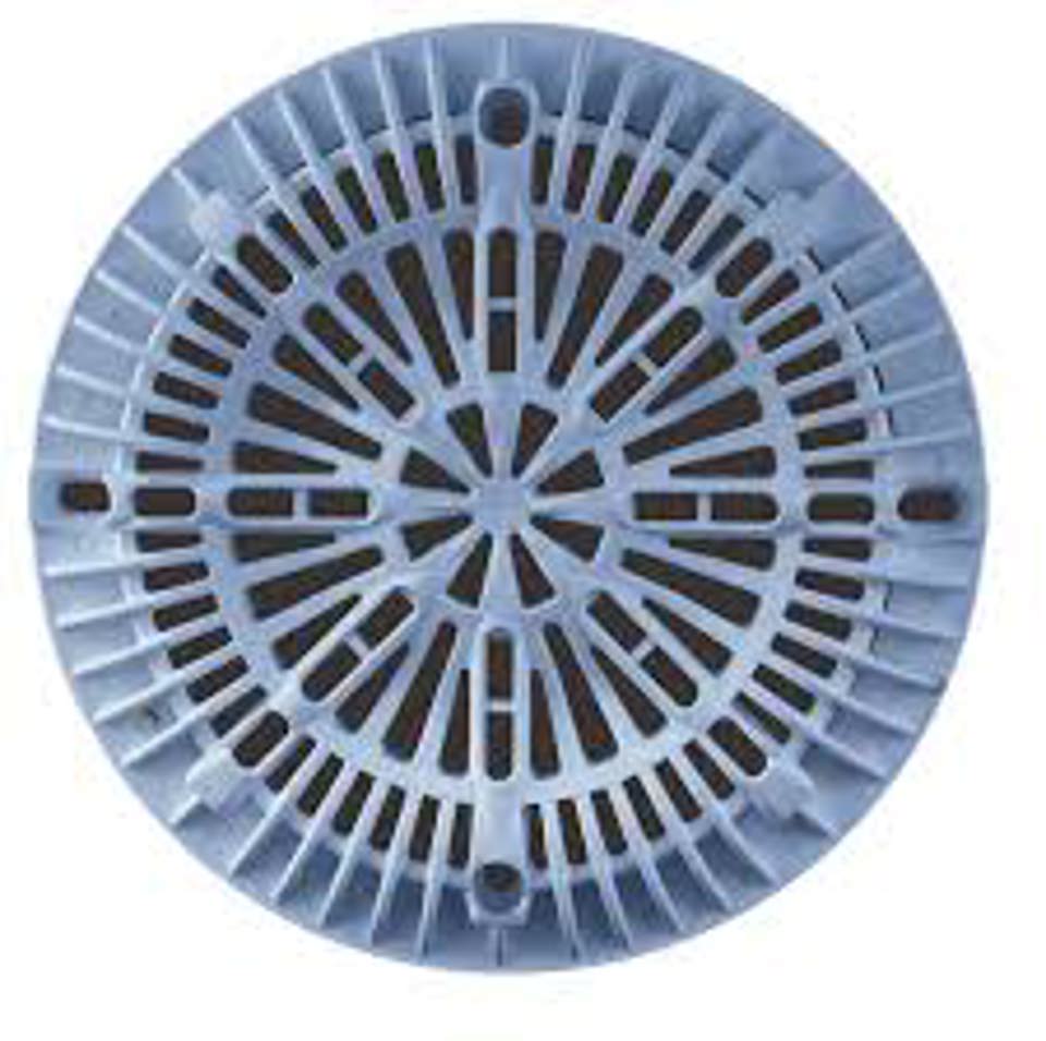 CMP 8" Round Main Drain Cover Light Blue (25548-159-000)