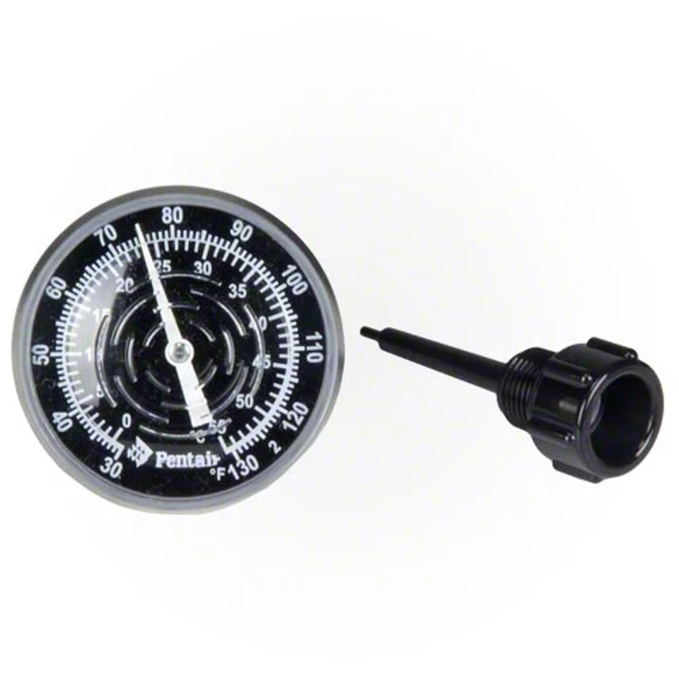 Pentair SL1DW In-Line Thermometer | Accurate Pool & Spa Temperature Reading
