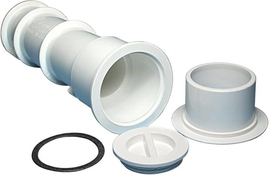 Waterway 540-6700 White Umbrella Holder | Pool Deck Mount