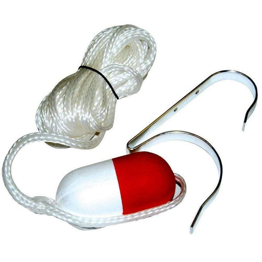 375 Buoy Holder with 30' Heaving Line | Safety Throw Line for Pools & Docks