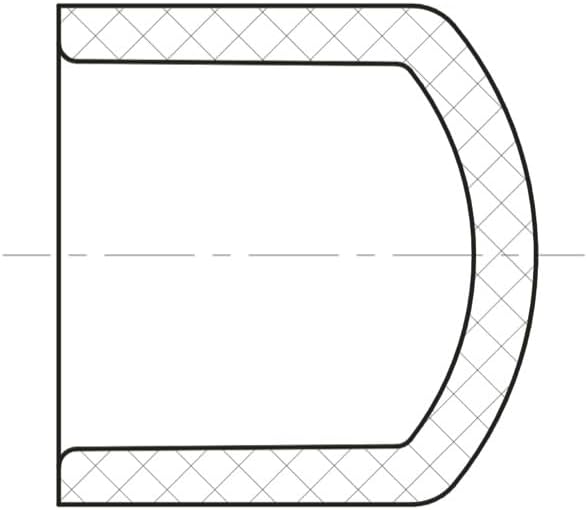 PVC Schedule 40 Cap – 4" (SOC) – High Flow Capacity for Plumbing, Irrigation, Pool, Spa, DIY – NSF Certified – Part No. 447-040