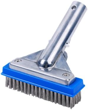 5" Pool Brush – Stainless Steel Bristles for Concrete Pools | Compact & Heavy-Duty