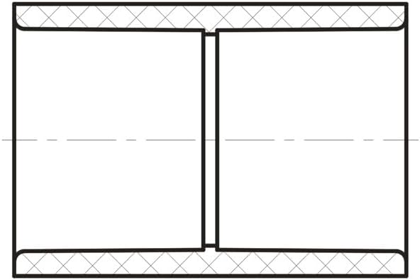 Lesso America 2" PVC Coupling – Schedule 40 (White) SOC x SOC | High-Flow Connector for Plumbing, Irrigation, Pool & Spa | NSF Certified /429-020