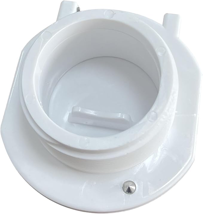 Vacuum Safety Lock Replacement for Pool Cleaners | White Free-Rotation Wall Accessories