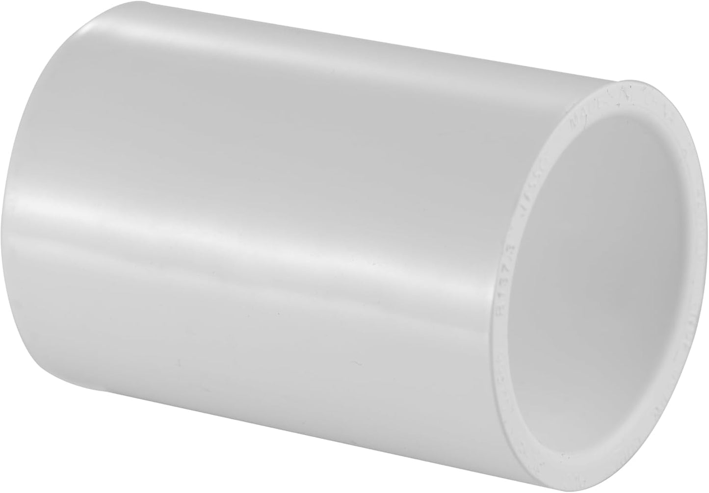 Lesso America 4" PVC Coupling – Schedule 40 (White) SOC x SOC | 429-040 | High-Flow Connector for Plumbing, Irrigation, Pool & Spa | NSF Certified