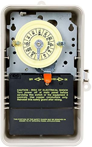 Intermatic T104P3 – 24-Hour DPST Mechanical Time Switch with Plastic Enclosure (208–277V) Heavy-duty time control built for durability and high performance