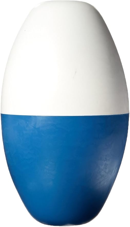 Oval Rope Float 5" x 9" – Blue/White Polyethylene