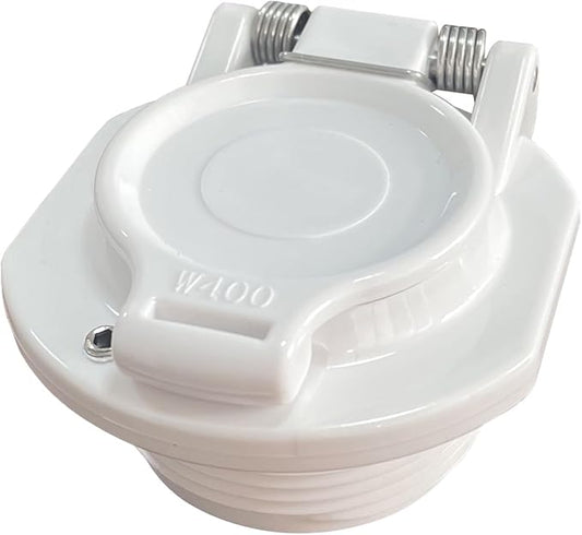 Vacuum Safety Lock Replacement for Pool Cleaners | White Free-Rotation Wall Accessories