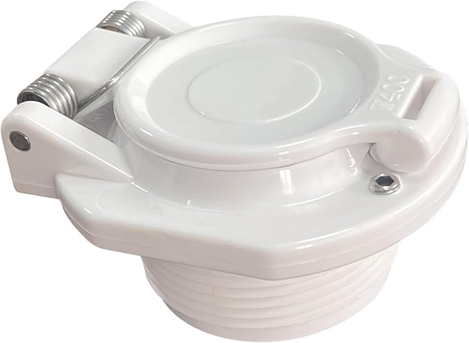 Vacuum Safety Lock Replacement for Pool Cleaners | White Free-Rotation Wall Accessories