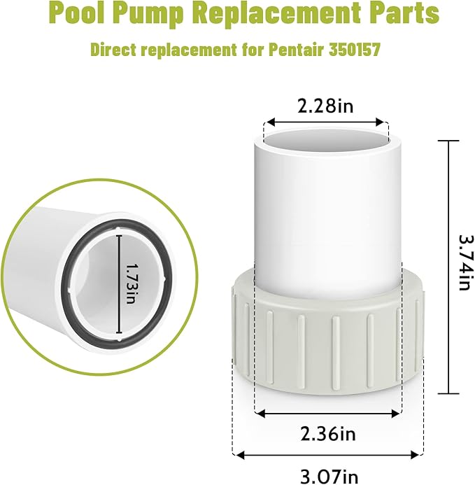CMP Pentair SuperFlo Union Kit 21063-350-000 - Precise and Durable Connection