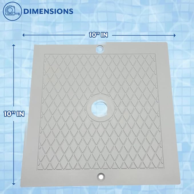 10" Skimmer Lid Replacement for Hayward SPX1082E, SP1083–SP1086 | Heavy-Duty Cover White