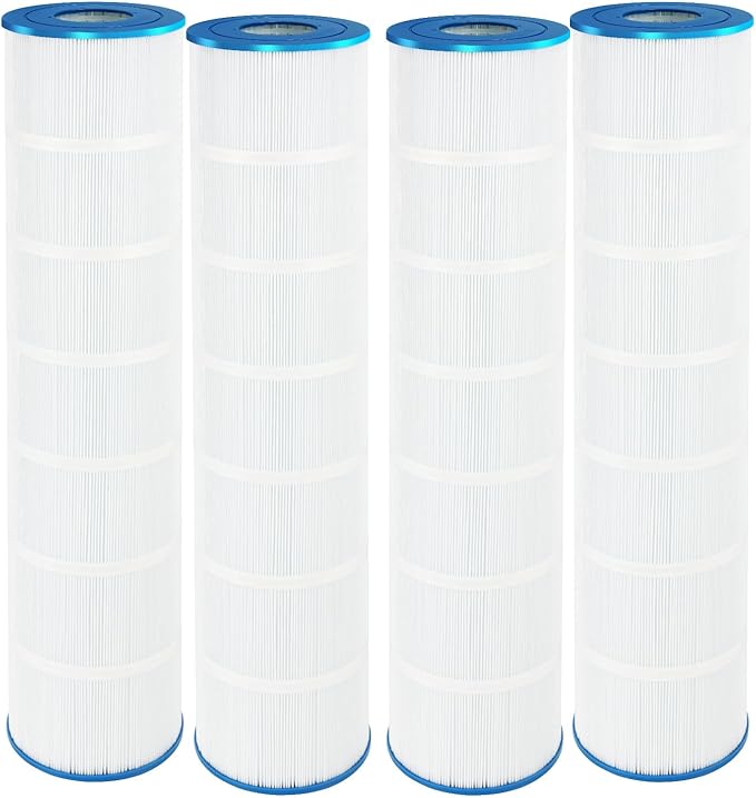 4-Pack Replacement Pool Filter Cartridges for Hayward SwimClear C5020/C5025/C5030 | Compatible with Pleatco PA131, Unicel C-7494, Filbur FC-6435
