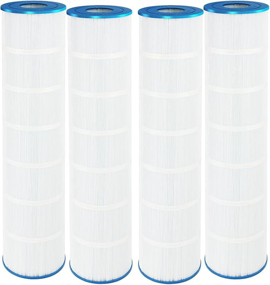 4-Pack Replacement Pool Filter Cartridges for Hayward SwimClear C5020/C5025/C5030 | Compatible with Pleatco PA131, Unicel C-7494, Filbur FC-6435