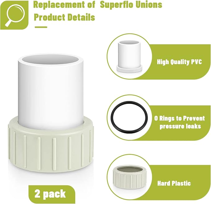 CMP Pentair SuperFlo Union Kit 21063-350-000 - Precise and Durable Connection