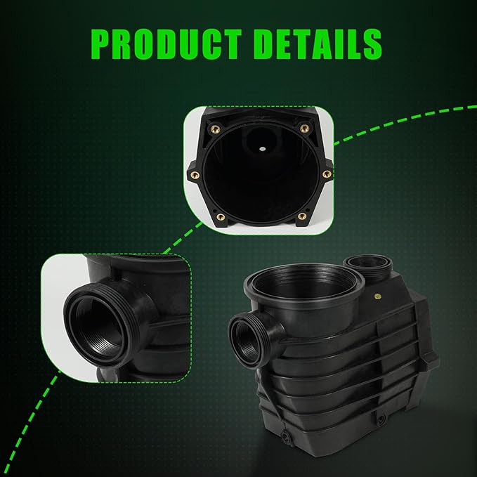 Hayward Super II Pump Housing with Strainer & Drain Plugs | SPX3100AAZ Compatible