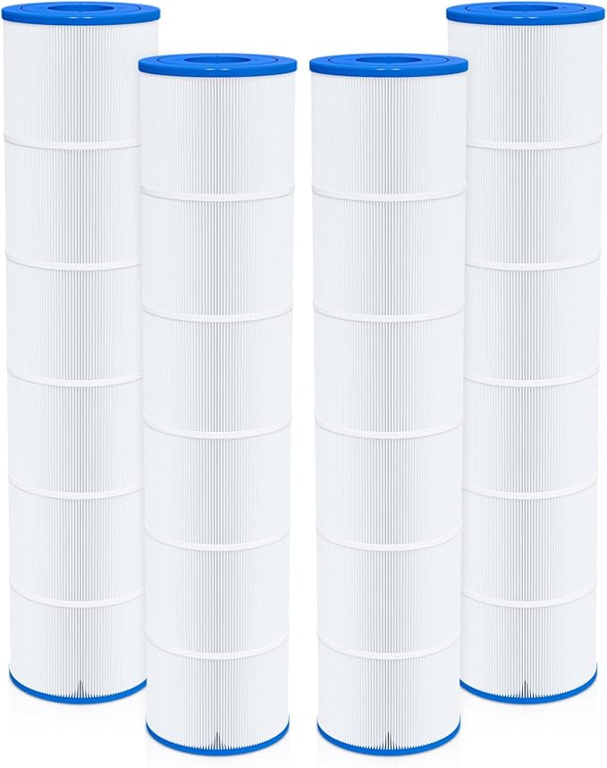 4-Pack Pool Filter Cartridges – Compatible with Pentair Clean & Clear Plus 520 | Replaces Pleatco PCC130, Unicel C-7472, R173578 | 520 Sq. Ft. Total