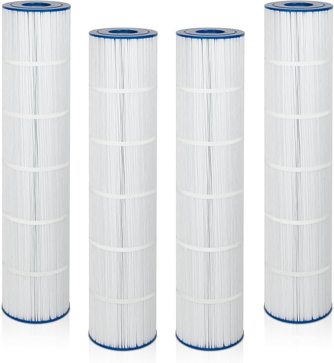 4-Pack Pool Filter Cartridges – Compatible with Jandy CL580, CV580 | Replaces Pleatco PJAN145, Unicel C-7482, Filbur FC-0820, R0357900 | 580 Sq. Ft.