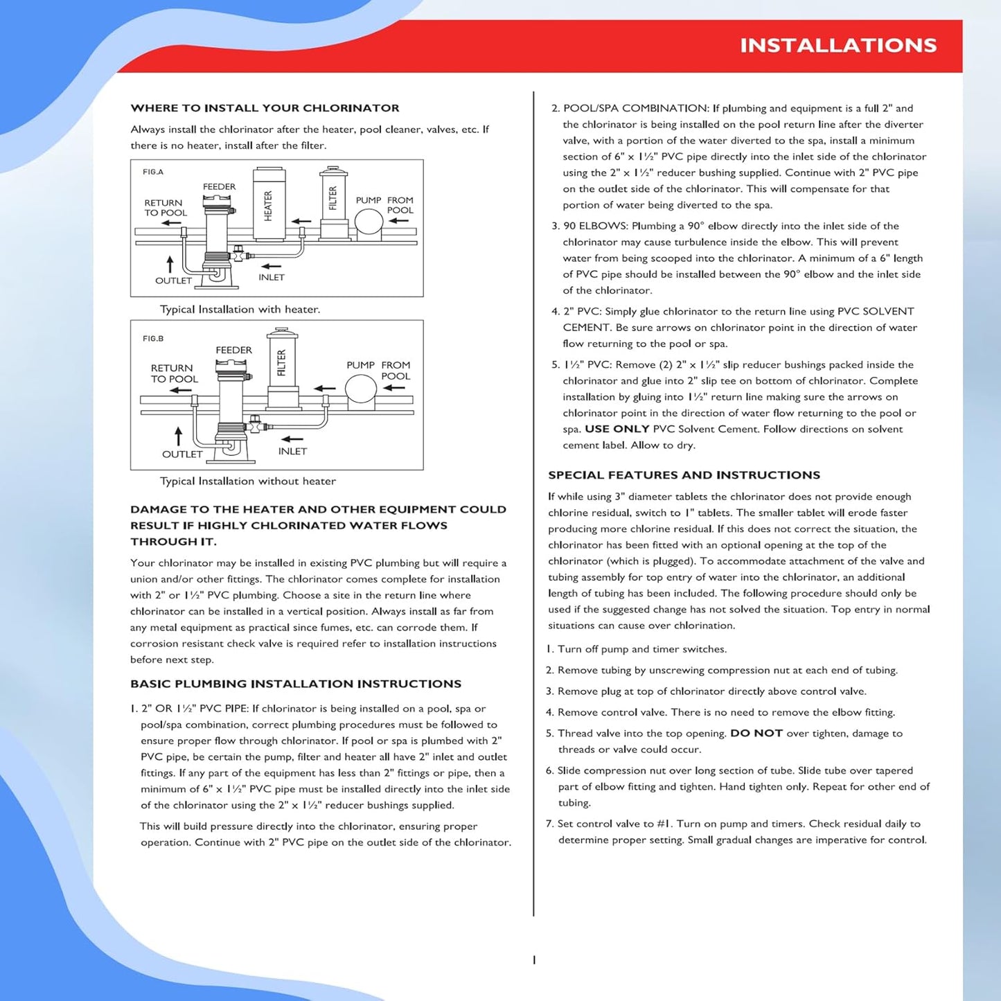 Pool Chlorinator Model 300 Automatic Chlorine / Bromine | Upgraded Model