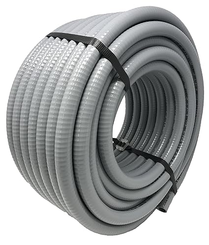 1/2" Flexible Non-Metallic Electrical Conduit 100 ft | UL Listed Liquid-Tight PVC