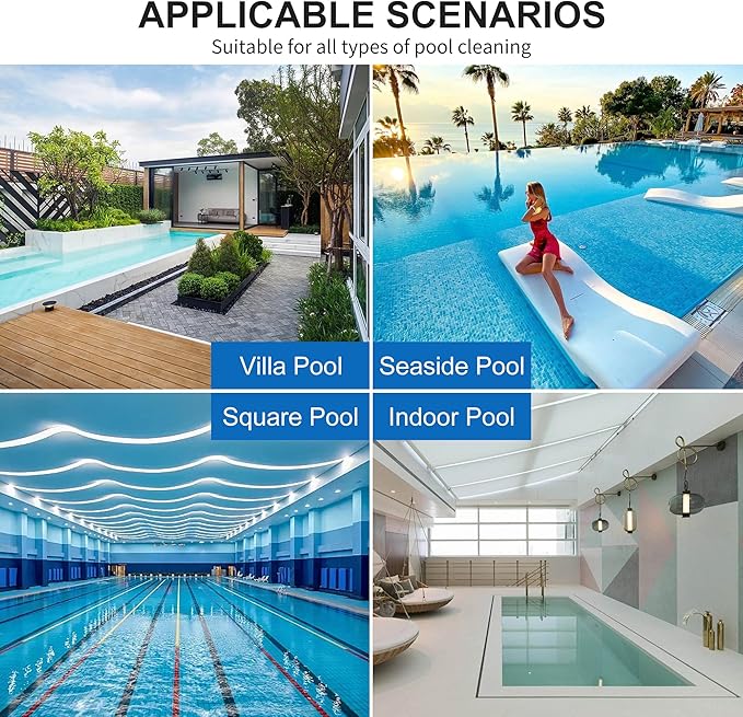 18" Pool Brush with Aluminum Back – Nylon Bristles for All Pool Surfaces | Shell Water