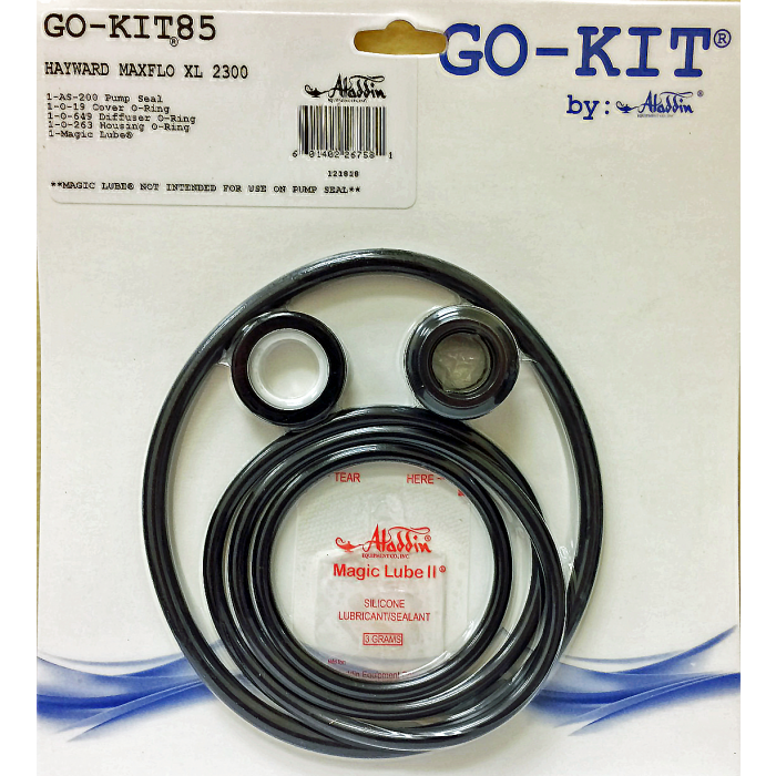 Aladdin GO-KIT85 Standard Seal Repair Kit – For Hayward MaxFlo XL & VS Omni Pumps