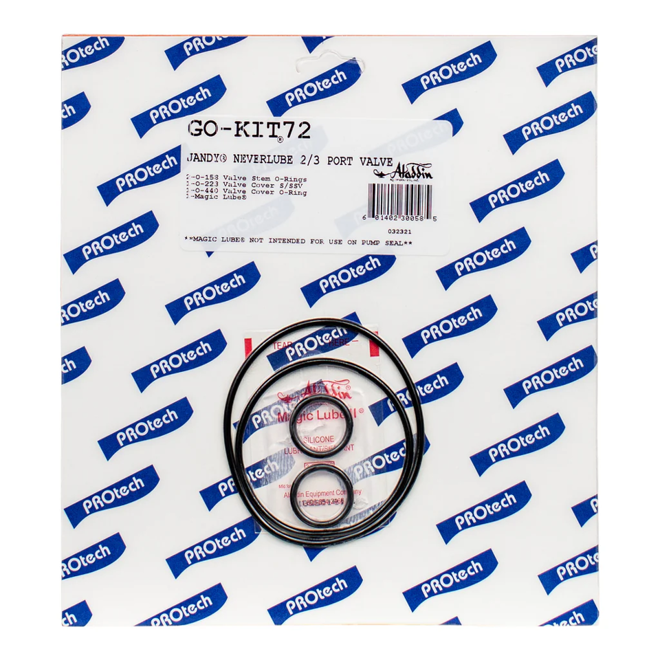 PK-KIT72 Jandy Never Lube 2/3 Port Valve Kit | Durable & Maintenance-Free