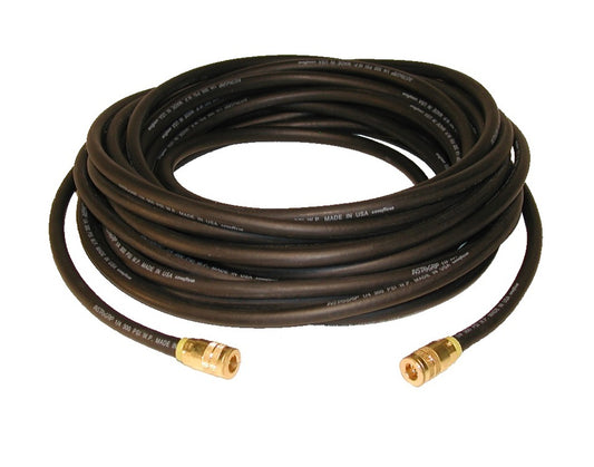 QCH20 20' Air Hose with Quick-Connect Couplers | Heavy-Duty & Flexible