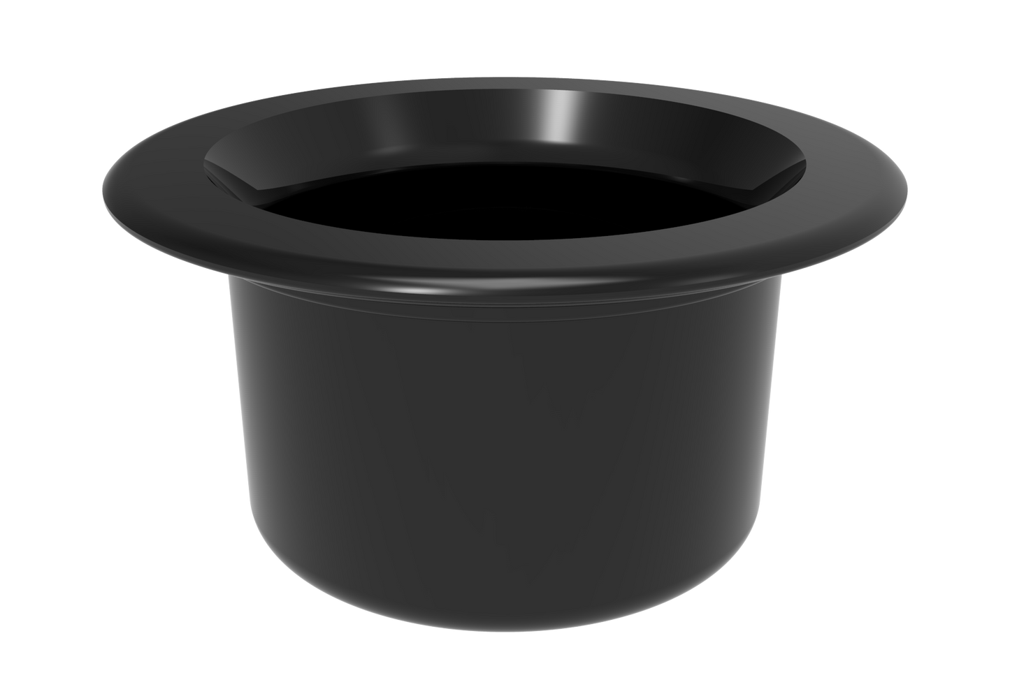 Retrofit Pebble Top Cap | Customizable Pool Pole Holder Cap | Patent Pending | Black