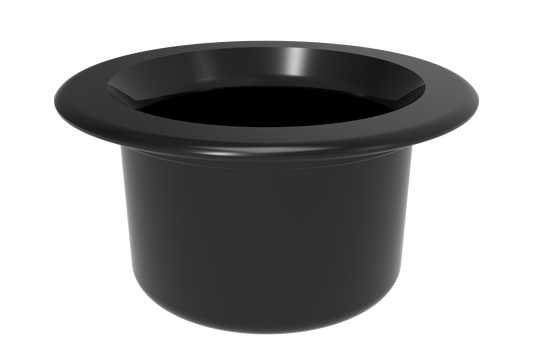 Retrofit Pebble Top Cap | Customizable Pool Pole Holder Cap | Patent Pending | Black