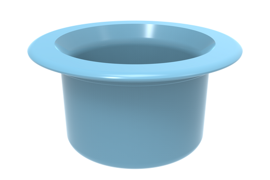 Retrofit Pebble Top Cap | Customizable Pool Pole Holder Cap | Patent Pending | Light Blue