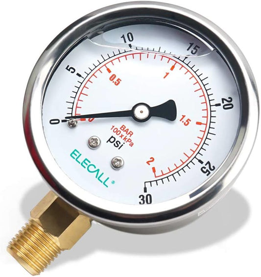 2" Vacuum Gauge – 86030BU | Accurate Pool & Spa System Monitoring