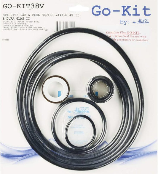 Aladdin GO-KIT38 Standard Repair Seal Kit – StaRite Dura-Glas II / Maxi-Glas II / P4E / P4EA Pool Pumps